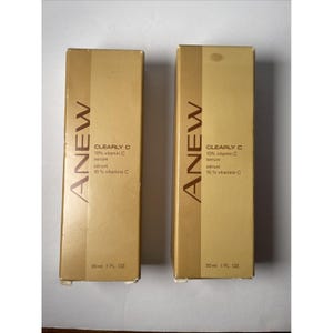 Avon Anew Clearly C 10% Vitamin-C-Serum 1 fl oz NOS 2001 2 Flaschen Bild 1