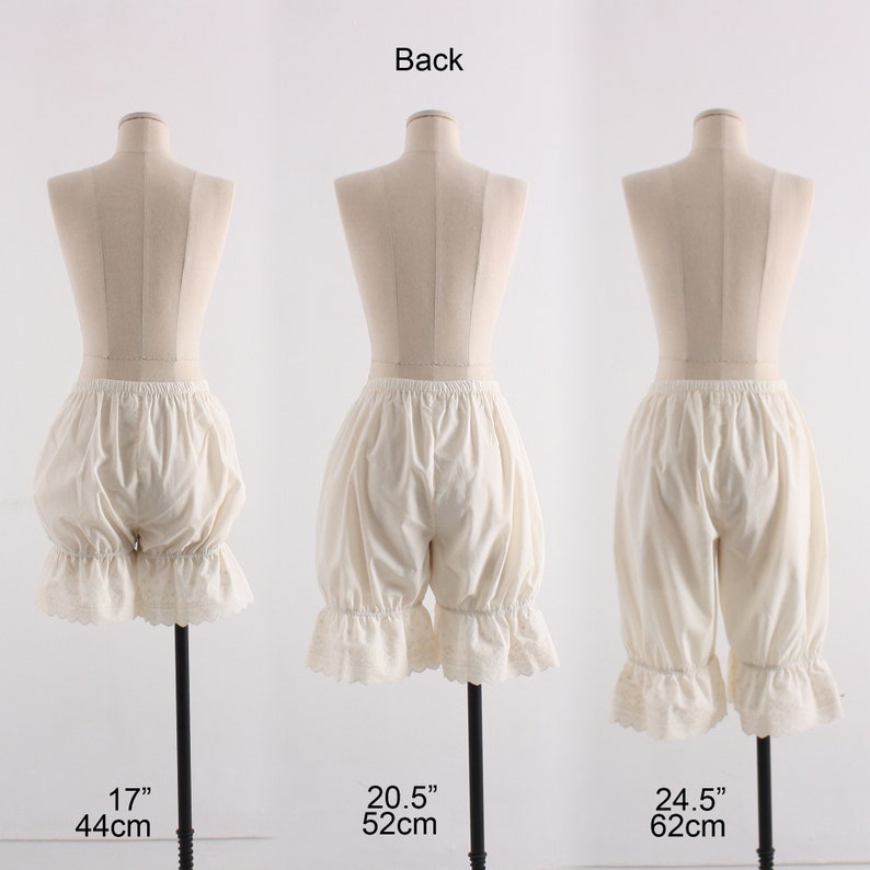 Womens Cotton Begie Lace Bloomers Long Bloomers Pettipants Womens Cotton Begie Lace Bloomers Long Bloomers Pettipants