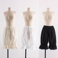 Women Cotton Lace Bloomers / 24.5” 62cm Bloomers / Black Beige White Pettipants / Underwear / Vintage / Pantaloons / victorian / XS ~ XL product logo
