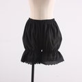 Womens Cotton Black Lace Bloomers / Short Bloomers / Pettipants / Underwear / Ladies / Vintage / Pantaloons / victorian / Basic / XS ~ XL