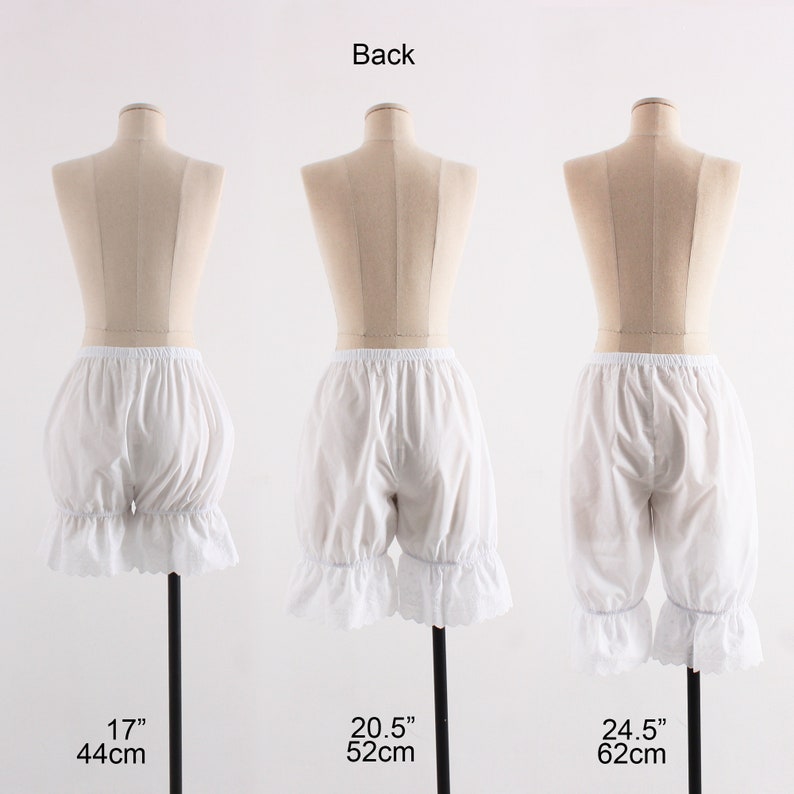 Womens Cotton White Lace Bloomers Long Bloomers Pettipants Womens Cotton White Lace Bloomers Long Bloomers Pettipants