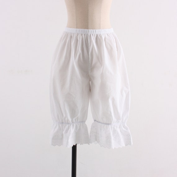 Bloomers in All Sizes, White Cotton, Historical Underwear