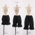 Womens Cotton Black Lace Bloomers / Long Bloomers / Pettipants / Underwear / Ladies / Vintage / Pantaloons / victorian / Basic / XS ~ XL product logo