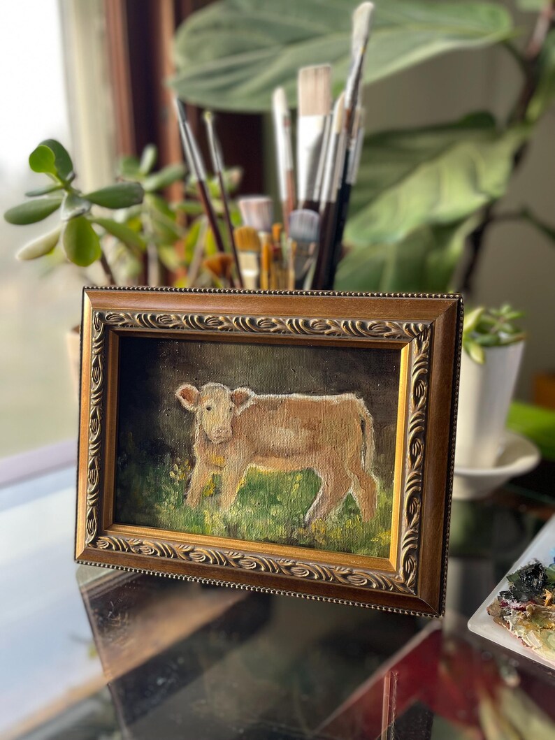 Buttercream- Original Oil Painting - Etsy