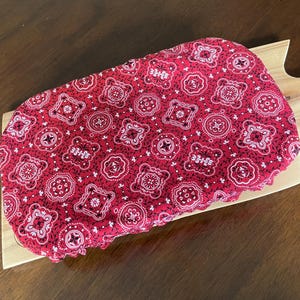 Reversible 9x13 casserole dish cover, cotton fabric potluck food cloth topper