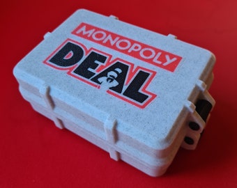 Monopoly Deal Card hard box with card holder