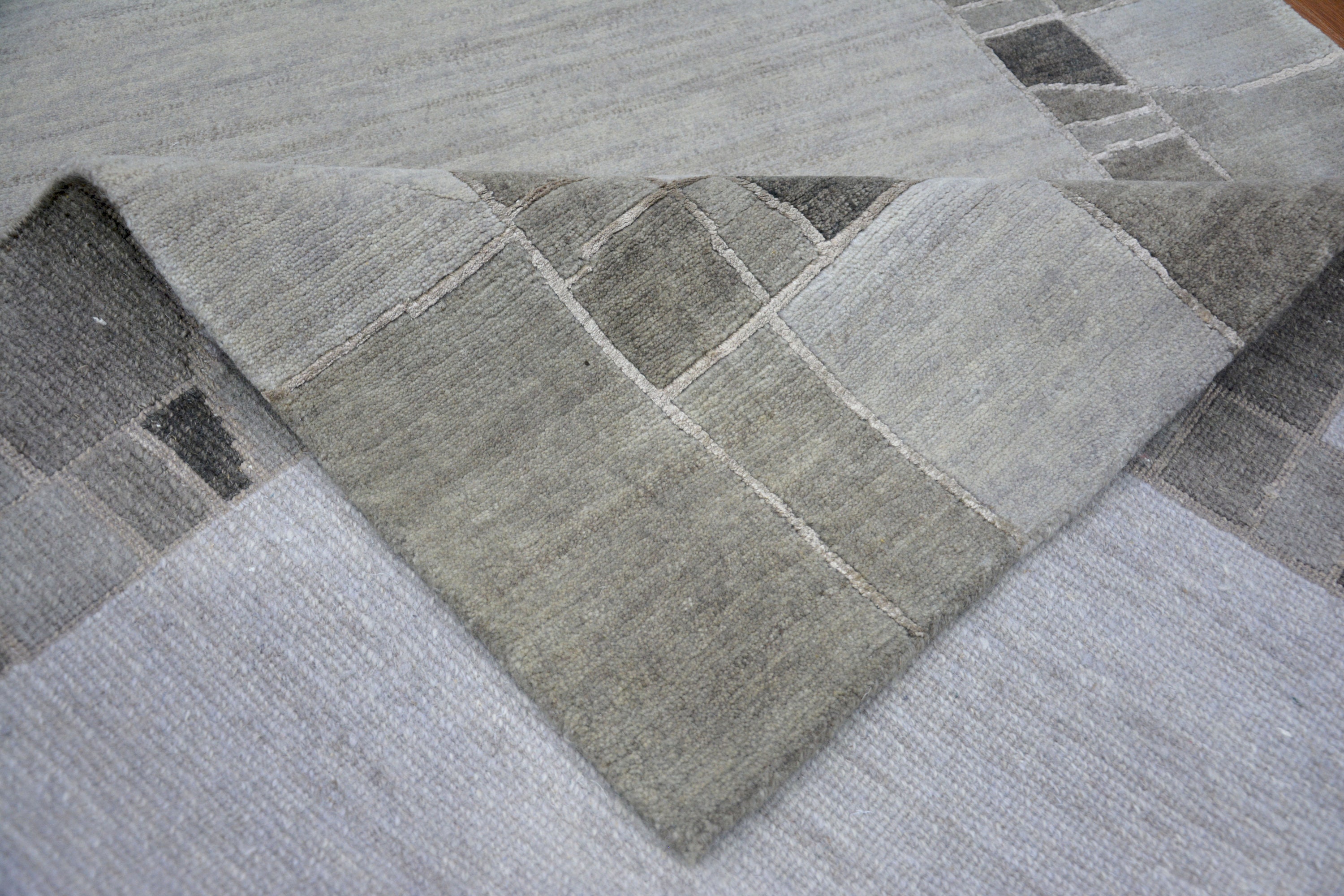 4'6x 6'6 Rug Modern Rug Indo Nepal Artificial Silk | Etsy