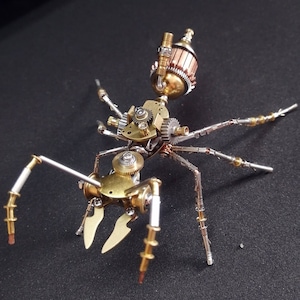 Steampunk Mechanical Ant Home Decor Handmade Creative Crafts Ornaments Gift