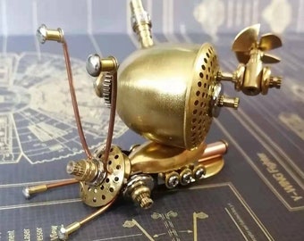 Steampunk Mechanical Insect Fly Snail All-metal Handmade Creative Small Crafts Ornaments