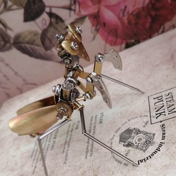 Steampunk Mechanische Insekt Betende Mantis All-Metall Handarbeit kreative kleine Handwerk Ornamente