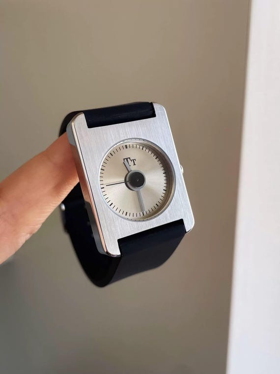 Anniversary Gift for Her,silver Square Watch,vintage Watch