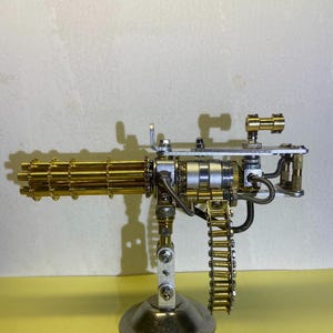Steampunk Mechanical DIY Gatling Ornaments Handmade Creative Small Crafts Ornaments Gift