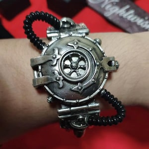 Verjaardagscadeau voor hem, steampunk retro-horloge, gepersonaliseerd horloge, horloge bruidsjonkers, cadeau voor papa, cadeau afbeelding 6