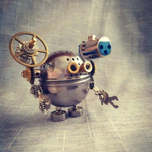 Steampunk Mechanical DIY Minion Model Ornaments Handmade Creative Small Crafts Ornaments