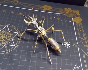 Decoration Charming Steampunk Little Ants Mechanical Insect Handmade Creative Small Crafts Ornaments