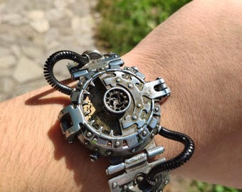 Anniversary Gift for Him,Steampunk Retro Watch,Personalized Watch,Groomsmen Watch,Gift for Dad,Gift