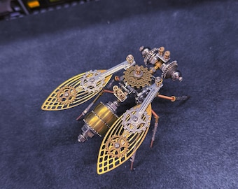 Steampunk Mechanical Insect Little Bee Handmade Creative Small Crafts Ornaments Home Decoration Father's day gift