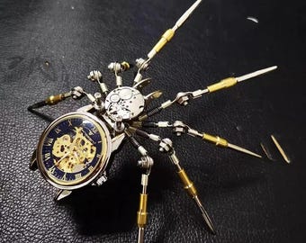 Steampunk Mechanische Uhr Spinne Handgemachte Wohnkultur Kreative Kleine Handwerk Ornamente Geschenk
