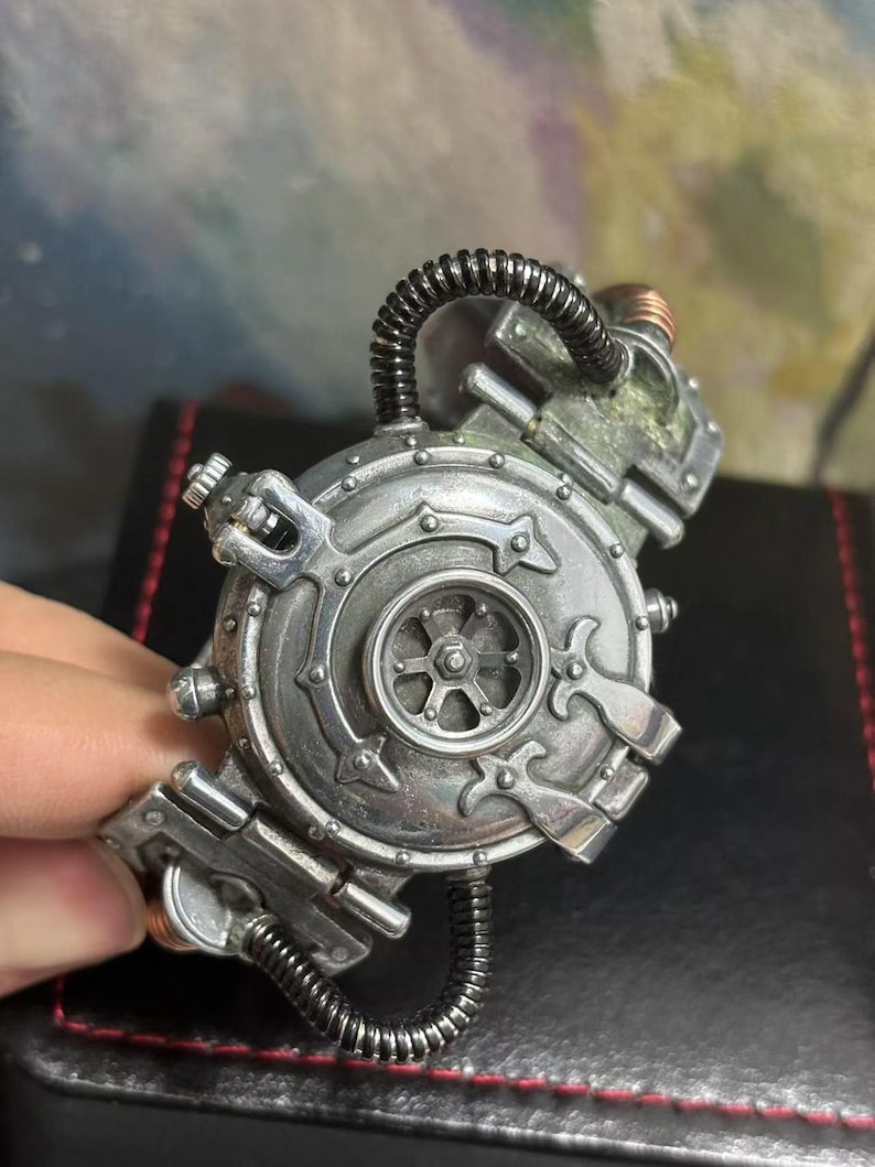 Verjaardagscadeau voor hem, steampunk retro-horloge, gepersonaliseerd horloge, horloge bruidsjonkers, cadeau voor papa, cadeau Punk