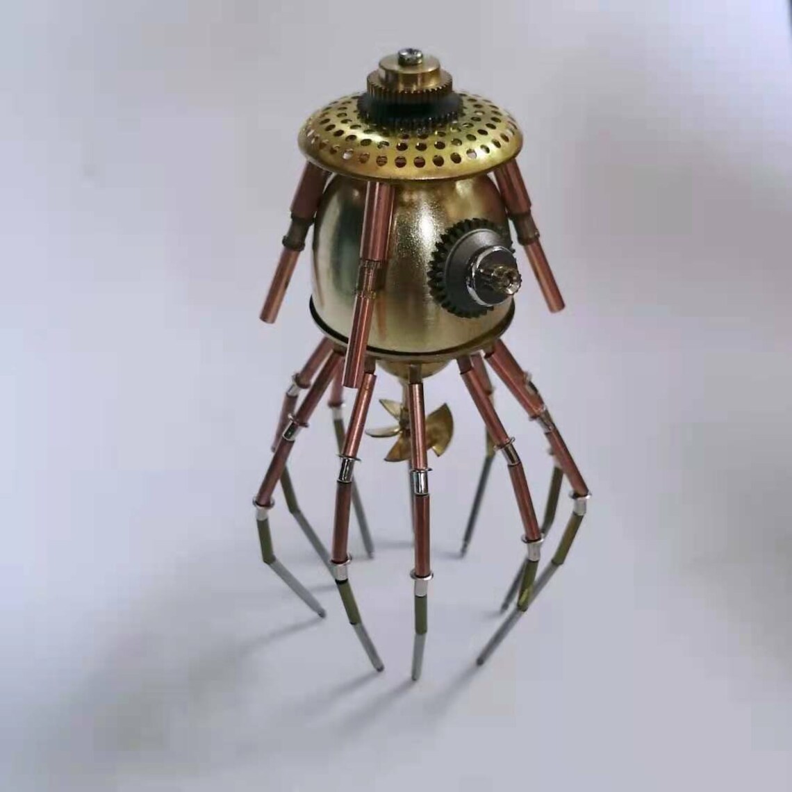 Steampunk Mechanical Jellyfish Allmetal Handmade Creative Etsy
