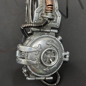 Verjaardagscadeau voor hem, steampunk retro-horloge, gepersonaliseerd horloge, horloge bruidsjonkers, cadeau voor papa, cadeau afbeelding 9