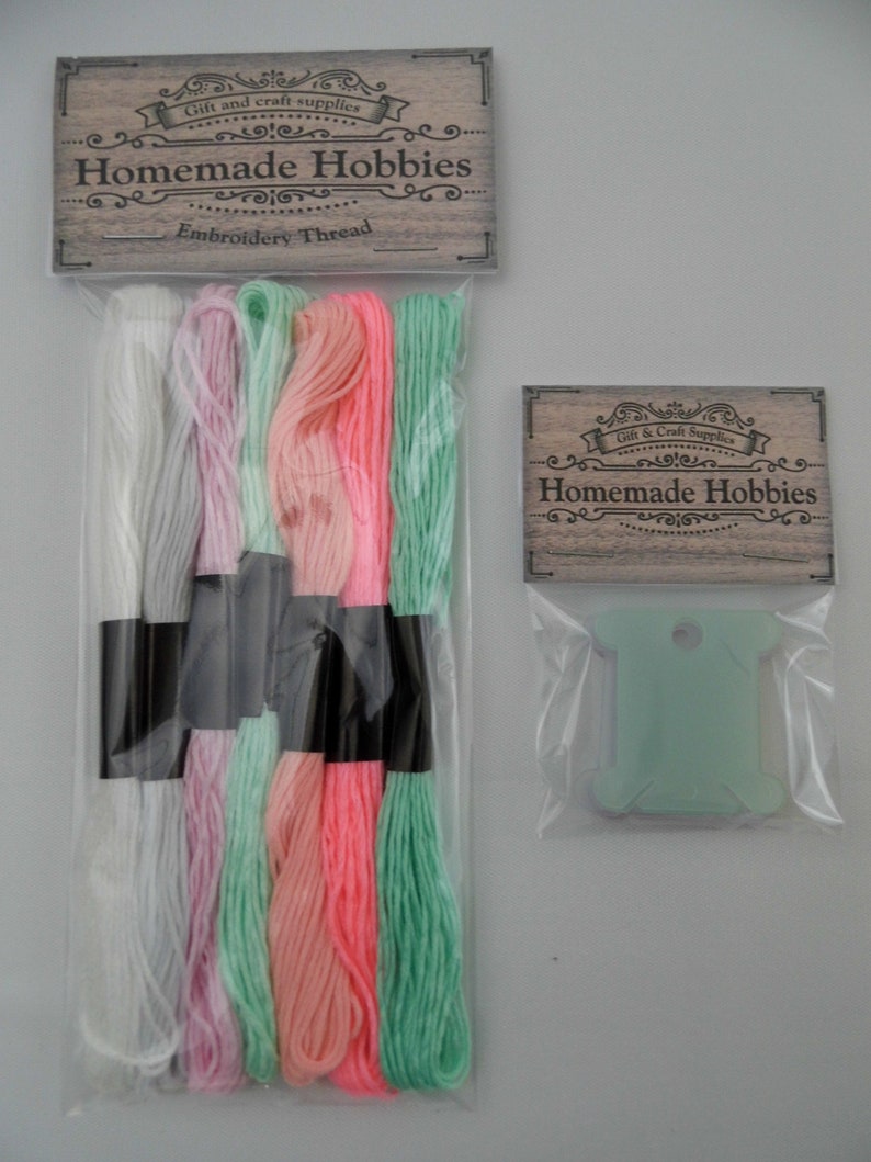 Hand Embroidery Thread Floss Sewing Skeins Durable Pack of 7 Etsy