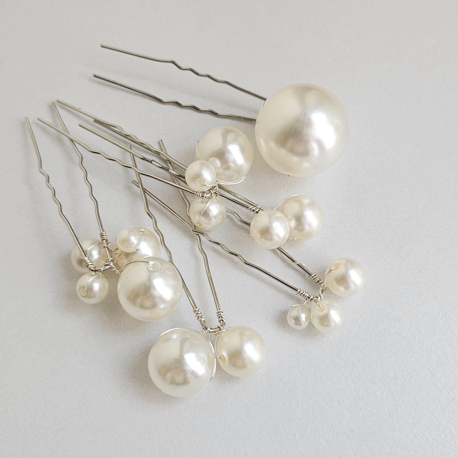 Bridal Hair Accessory*bridal Pearls Hair Pins*wedding Hair Piece*pearls — free download
