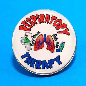 Pin Respiratory Therapist RT - 1" or 1.25" Designs                  PB-M1013D