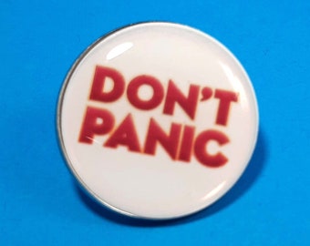 Pin Don&#39;t Panic - 1&quot; Design                                                     PB-B1012A/B