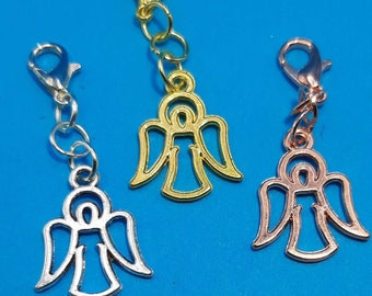 Angel Charm: Badge Reel, Zipper Pull, or Phone Charm