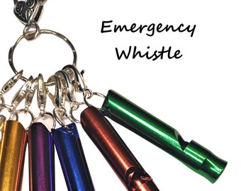 Emergency Whistle - This thing is LOUD! - Attach to Badge Reel, Purse, Backpack, etc -  Nurse Doctor, CNA CMA, Paramedic, Anyone!