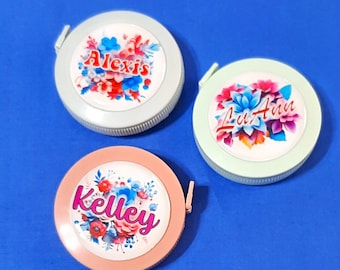 Custom Retractable Tape Measure - 60 Inches - Personalized Unique Gift for Quilting, Sewing, Crafters, Nurses, Anyone -    TM-B1017J