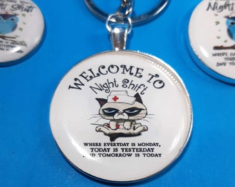 Key Chain Welcome to Night Shift                         KC-M1010B