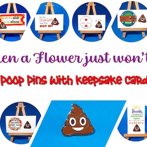 PIN - Oh, So Close" Award w/ Daisy Pin - Great Gag Gift for Nurses - Admin Thinks You Could Do Better -Wilted Flowers Need Love PN1065 image 6