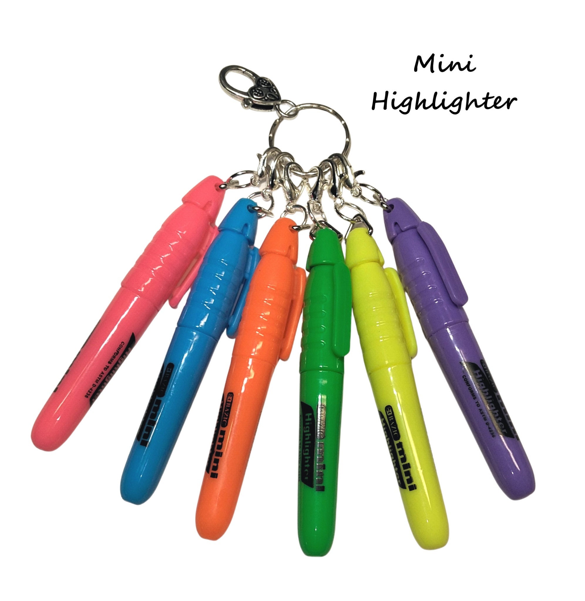 Beary Sweet Mini Scented Highlighters Set of 6, - Tip Toes