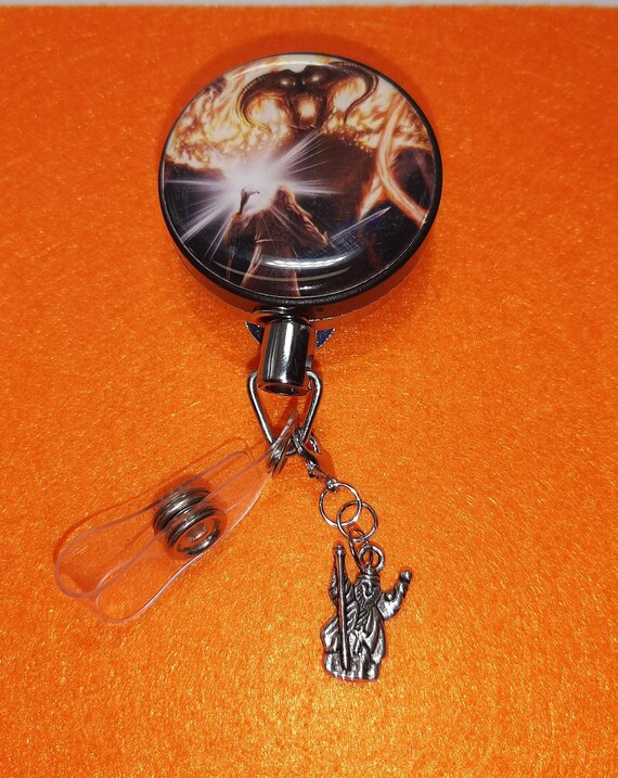 Gandalf Vs the Balrog Badge Reels or Stethoscope ID Tags You Can