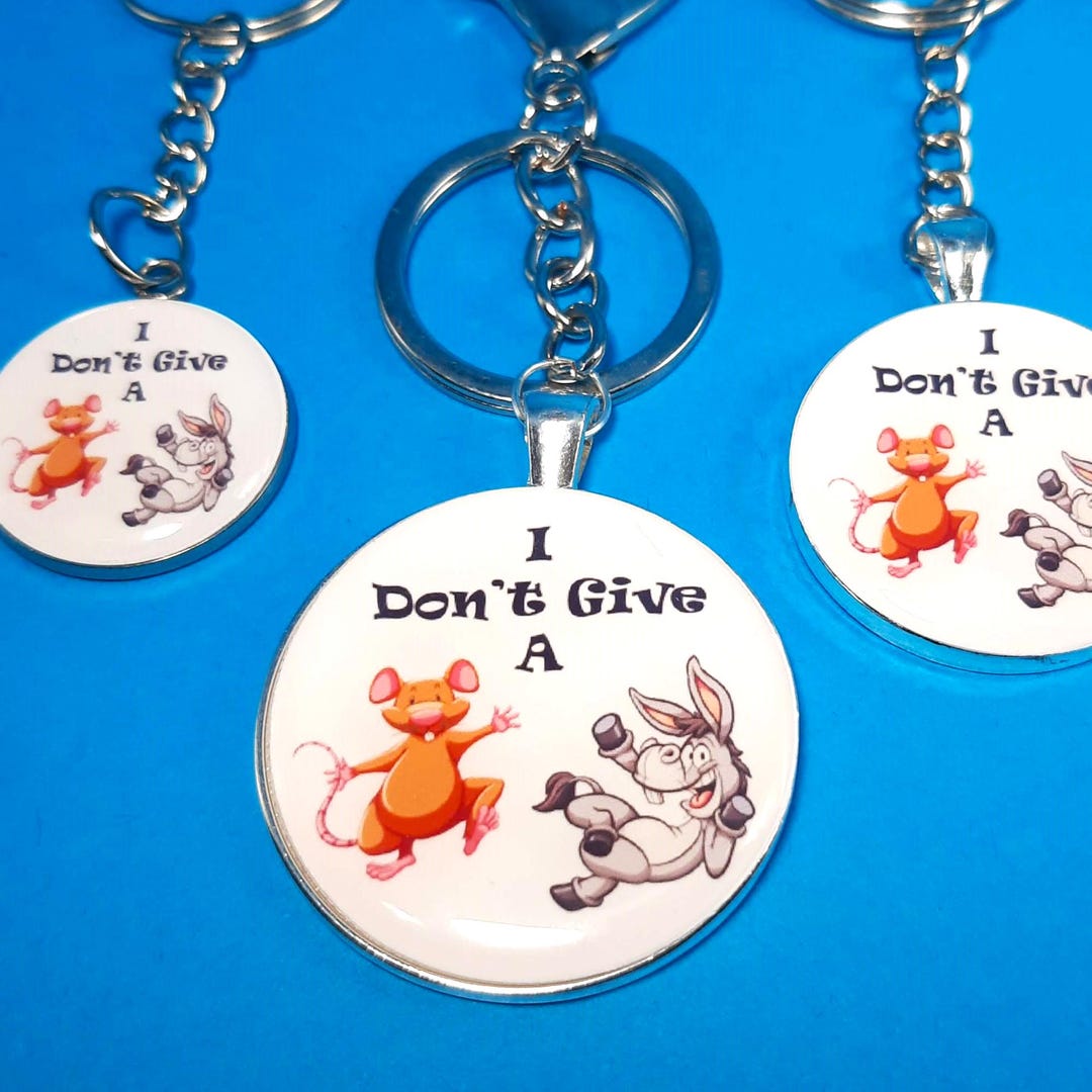 Key Chain I Don't Give A Rats Ass KC-B1013A - Etsy
