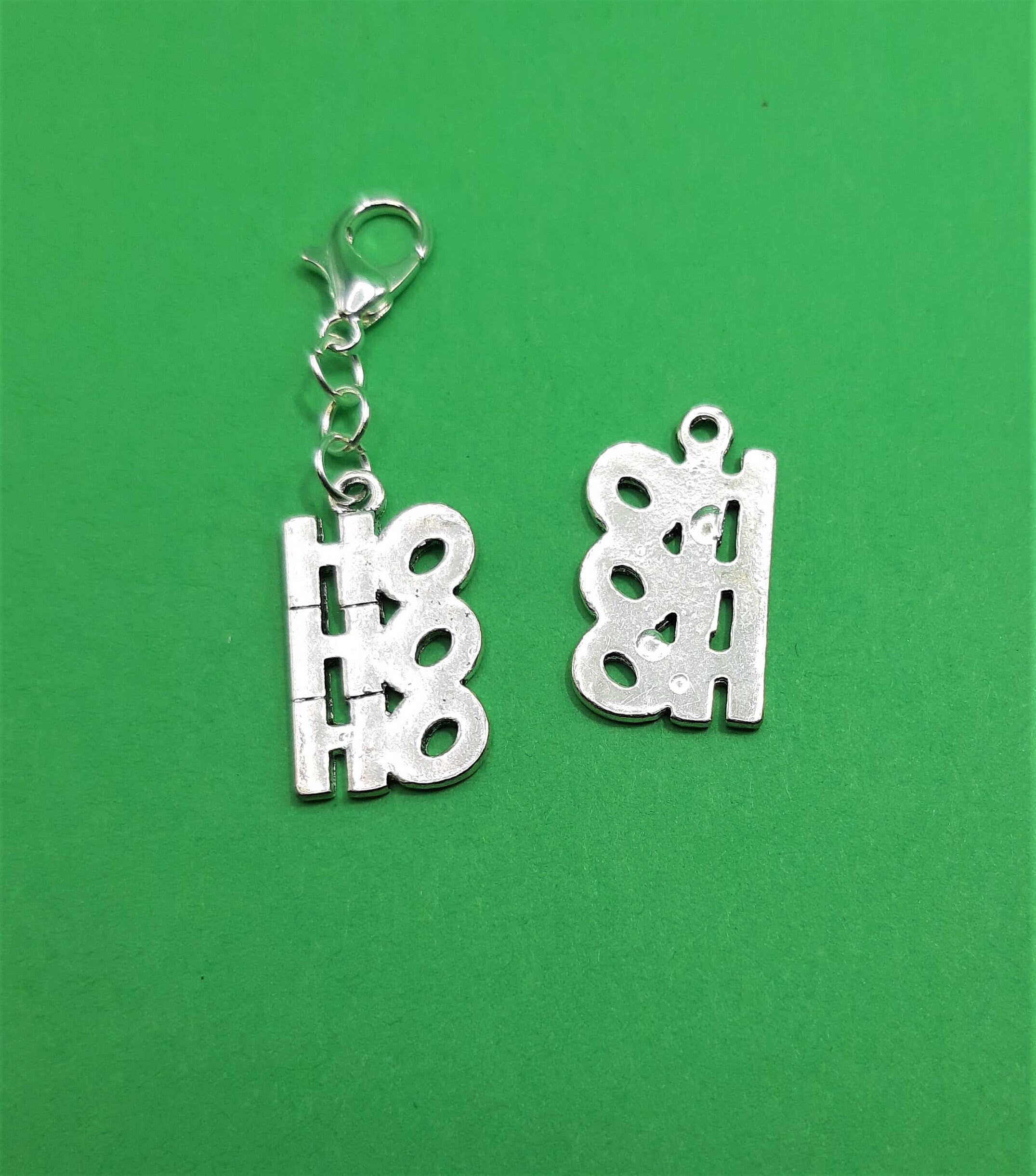 Hohoho Christmas Badge Reel Charm Accessory - Zipper Pull