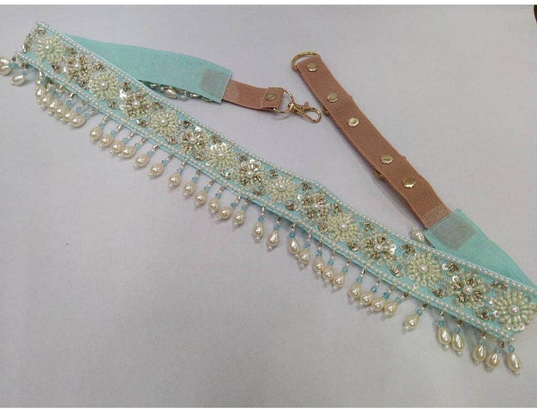 beaded waist belt