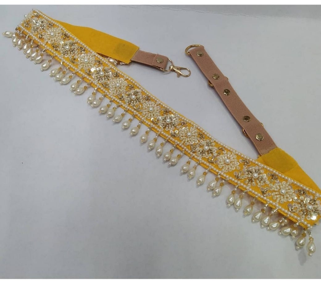 beaded waist belt