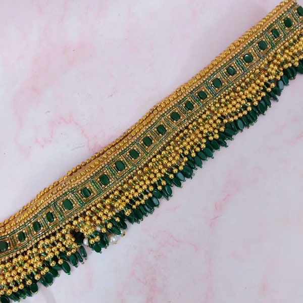 green beaded waist belt saree belt wedding belt waist beads bridal waist belt engagement gifts sash bridal shower gift gift for her