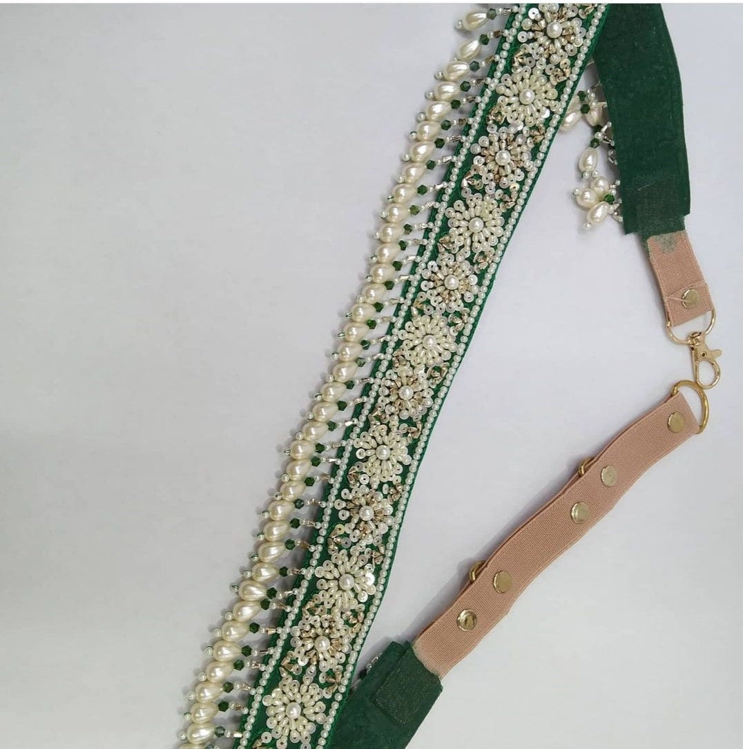 beaded waist belt