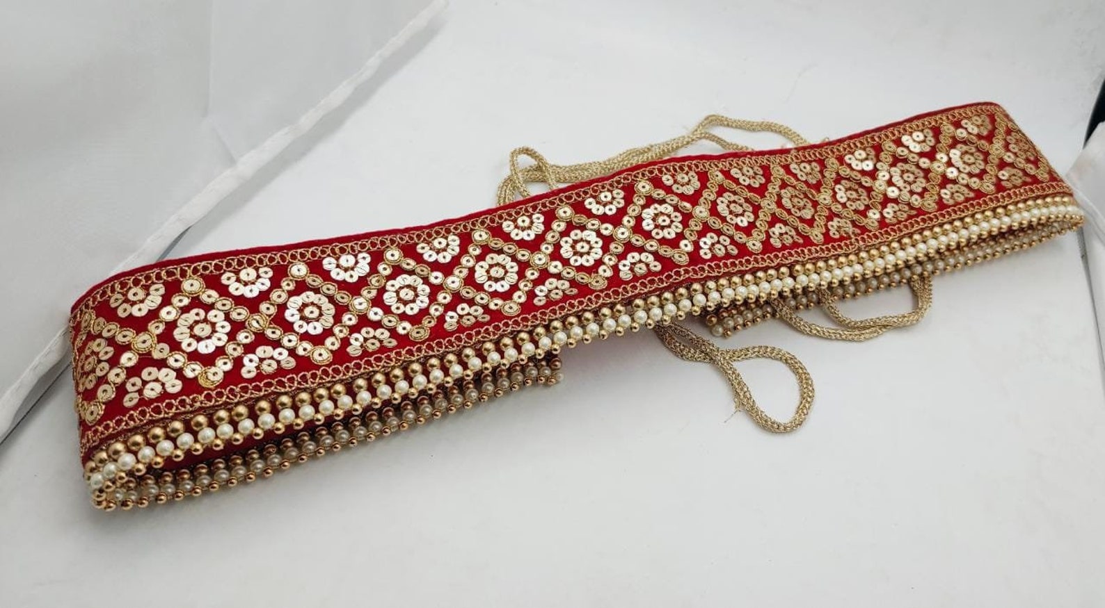Beaded waist belt wedding indian belt woman & girls Etsy