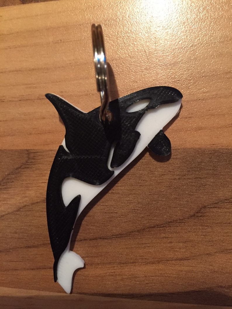 Orca Killer Whale Keyring Key Ring Keychain Key Chain Charm Etsy