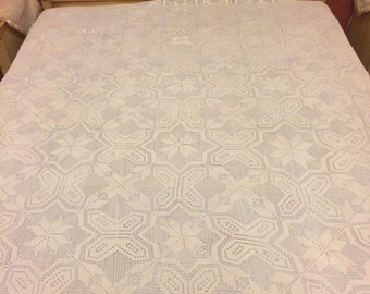 4 (four) Handmade crochet blanket from Greece/ Bedcover/Wedding bedcover