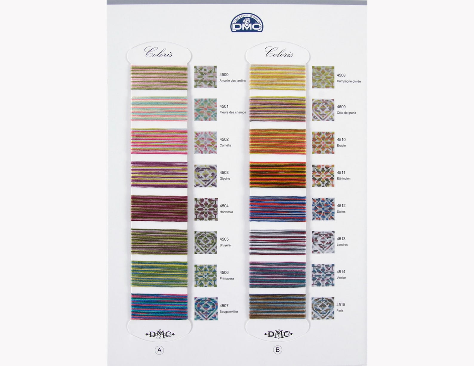 Dmc Floss Color Name Chart