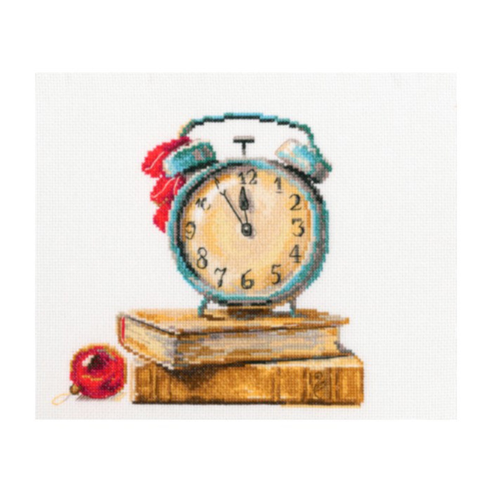 Christmas Cross Stitch Kit Alarm Clock Cross Stitch Pattern Etsy