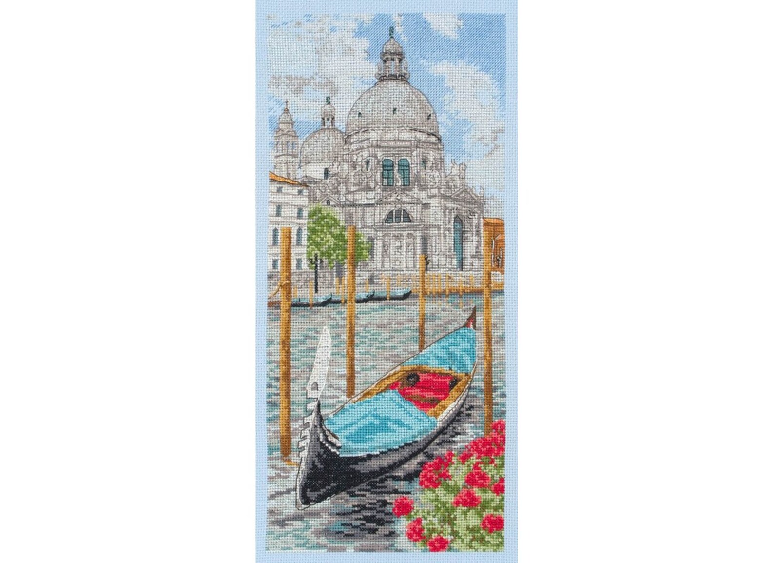 Venice Cross Stitch Kit Italy Embroidery Pattern Counted Cross Etsy