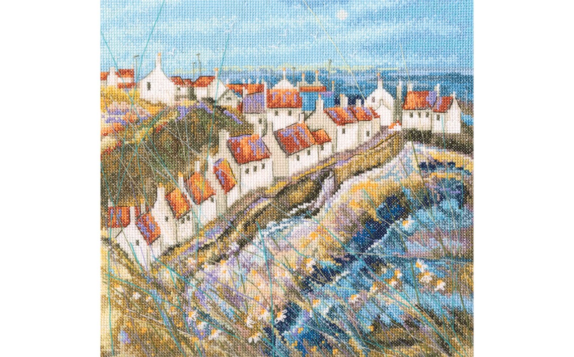 Cross Stitch Kit The Beach Counted Cross Stitch Kit Seascape Etsy