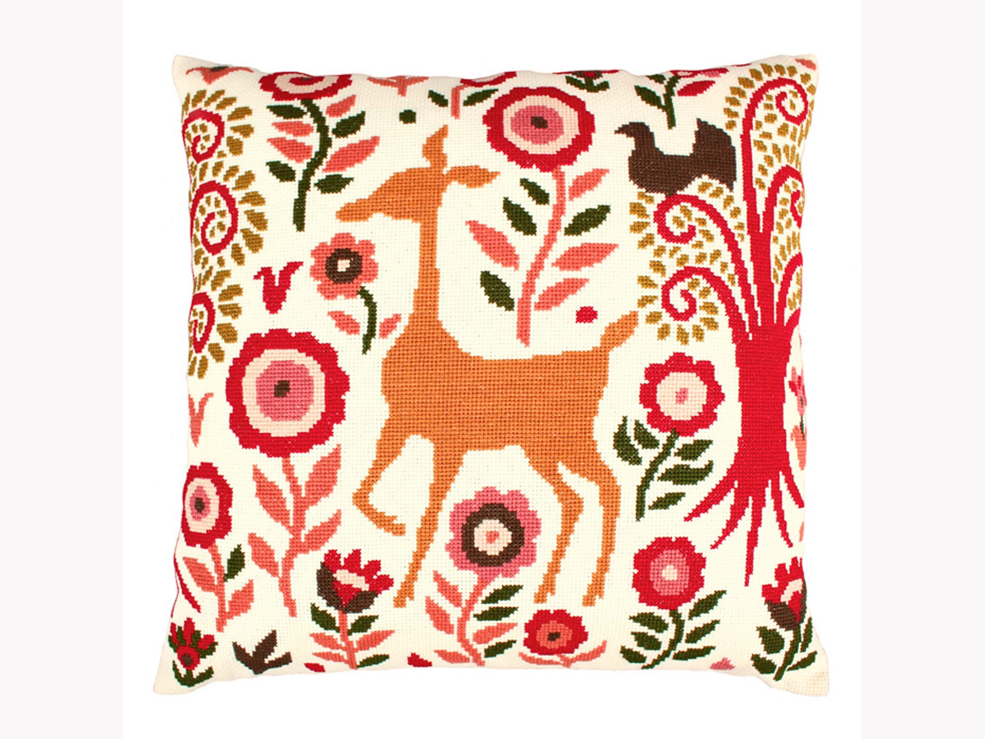 Needlepoint Pillow Kit Hand Embroidery Pillow Cover Kit Modern Etsy